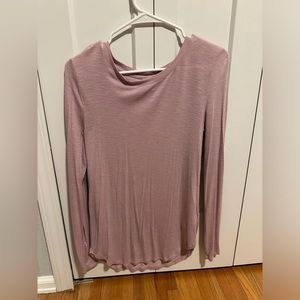Pink long sleeve shirt